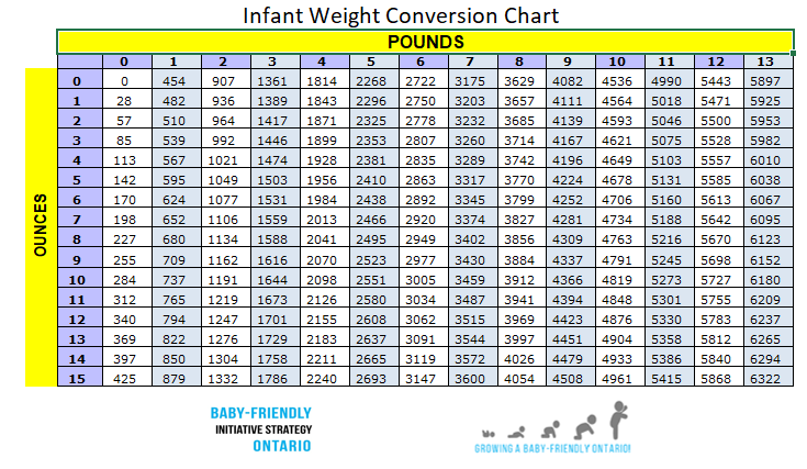 English Weight Conversion Chart