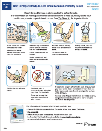 preparing formula milk