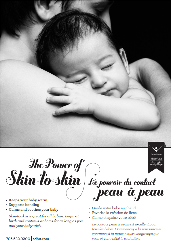 Skin To Skin Posters Sdhu Breastfeeding Resources Ontario