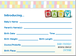 Bfi Crib Card Breastfeeding Resources Ontario